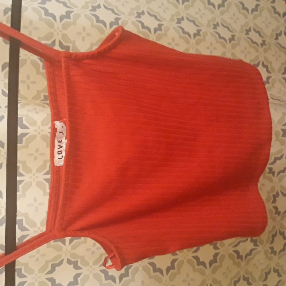 LOVE J RED TANK TOP